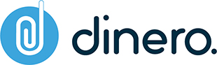 Logo for dinero, et regnskabsprogram der faciliterer fokus på dit produkt, integrerbart i projektstyringsprogrammet VePlan.